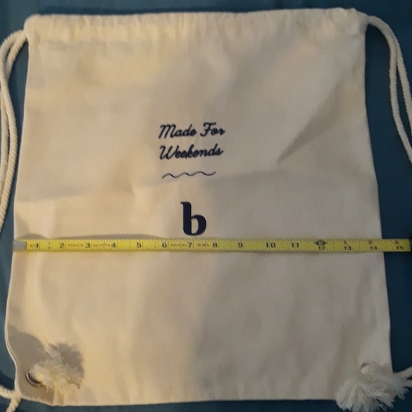 Brooklinen Canvas Drawstring Backpack - Picture 4 of 7